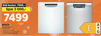 POWER BOSCH OPPVASKMASKIN SMU4HCW56S tilbud
