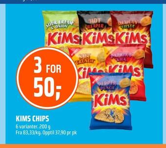 Coop Obs Kims chips tilbud