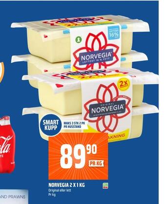 Coop Obs Norvegia 2 x 1 kg tilbud