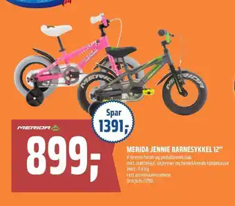 Coop Obs Merida jennie barnesykkel 12'' tilbud