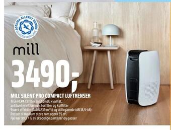 Coop Obs Mill silent pro compact luftrenser tilbud