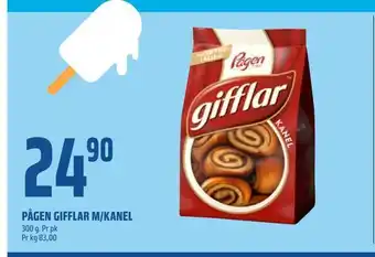 Coop Obs Pågen gifflar m/kanel tilbud
