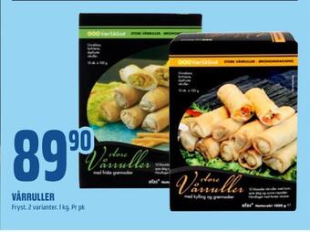 Coop Obs Vårruller tilbud