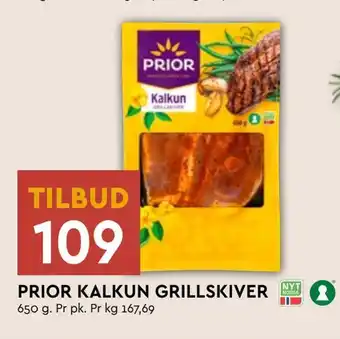 Coop Mega Prior kalkun grillskiver tilbud