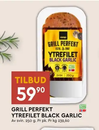 Coop Mega Grill perfekt ytrefilet black garlic tilbud