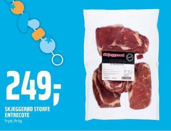 Coop Obs Skjeggerød storfe entrecote tilbud