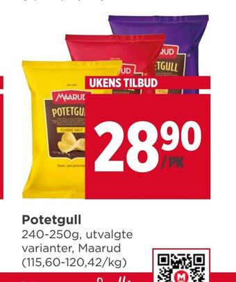 Meny Potetgull tilbud
