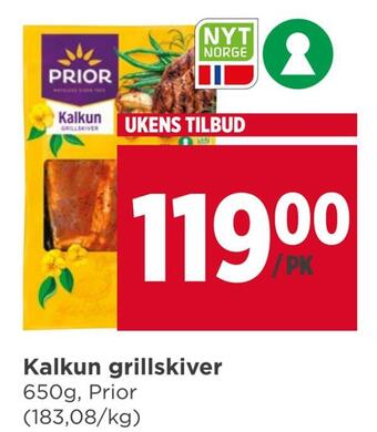 Meny Kalkun grillskiver tilbud