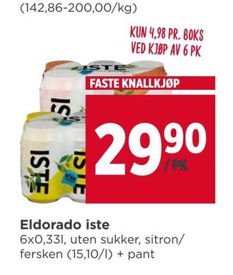 Meny Eldorado iste tilbud