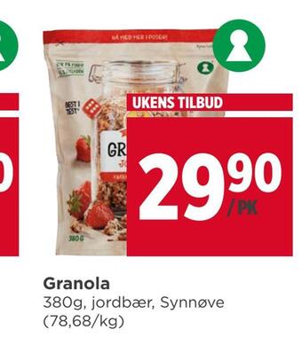 Meny Granola tilbud