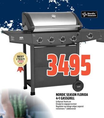 Coop Obs Nordic season florida 4+1 gassgrill tilbud