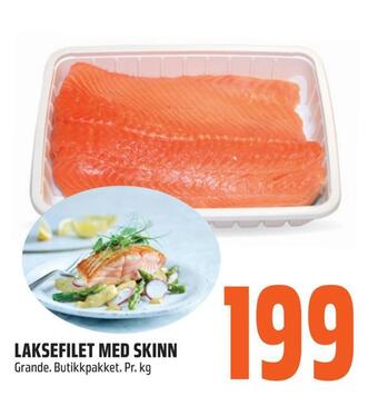 Coop Obs Laksefilet med skinn tilbud