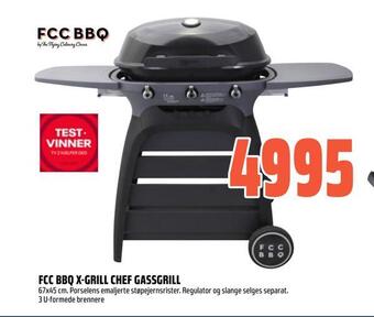 Coop Obs Fcc bbq x-grill chef gassgrill tilbud