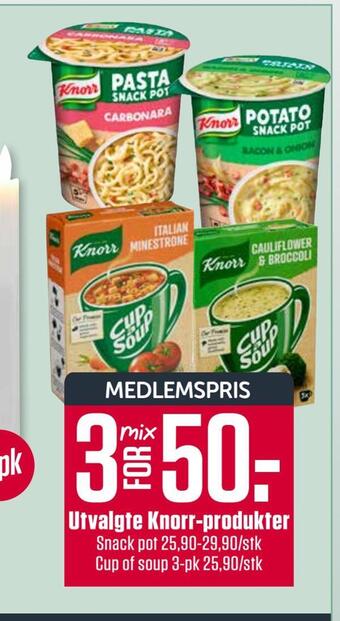 Europris Utvalgte knorr produkter tilbud