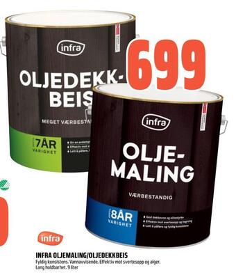 Coop Obs Infra oljemaling/oljedekkbeis tilbud