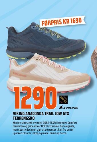Coop Obs Viking anaconda trail low gtx terrengsko tilbud