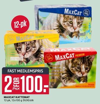 Europris Maxcat kattemat tilbud