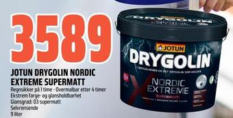 Coop Obs Jotun drygolin nordic extreme supermatt tilbud