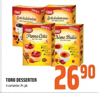 Coop Obs Toro desserter tilbud