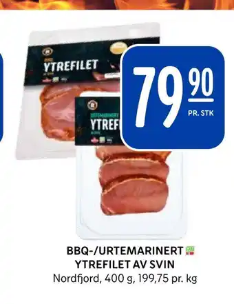 Rema 1000 Bbq-/urtemarinert ytrefilet av svin tilbud