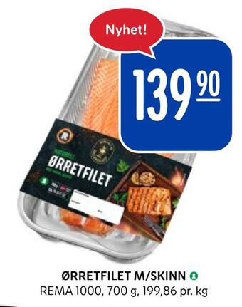 Rema 1000 Ørretfilet m/skinn tilbud