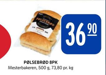 Rema 1000 Pølsebrød 8pk tilbud