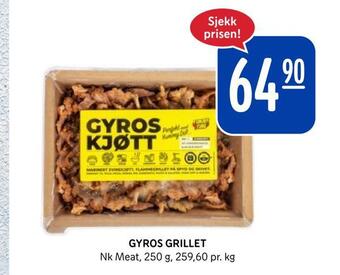 Rema 1000 Gyros grillet tilbud