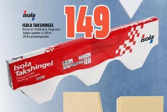 Coop Obs Isola takshingel tilbud