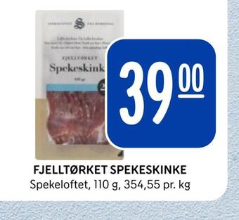 Rema 1000 Fjelltørket spekeskinke tilbud