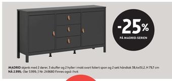 Bohus Madrid skjenk tilbud