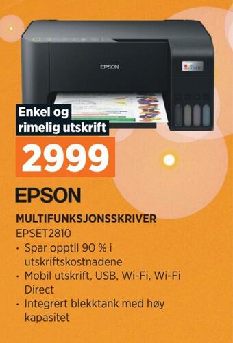 POWER Multifunksjonsskriver tilbud