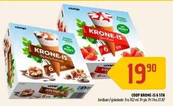 Coop Prix Coop krone-is 6 stk tilbud