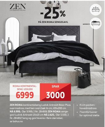 Bohus Zen roma kontinentalseng tilbud
