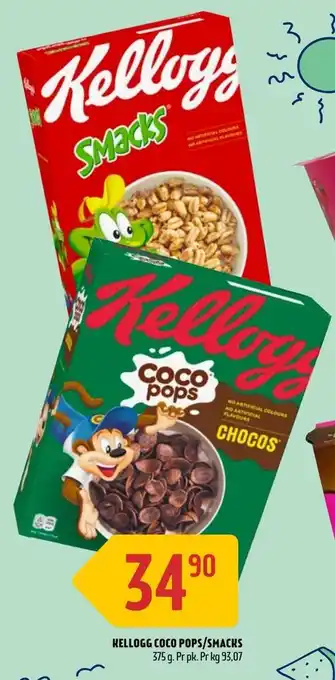 Coop Prix Kellogg coco pops/smacks tilbud