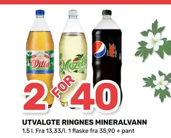 Coop Marked Utvalgte ringnes mineralvann tilbud
