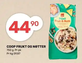 Matkroken Coop frukt og nøtter tilbud
