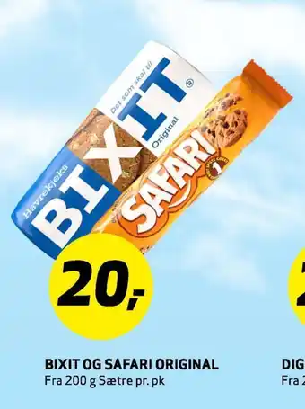 Bunnpris Bixit og safari original tilbud