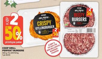 Coop Marked Coop grill perfekt burgere tilbud