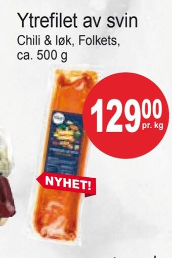 Joker Ytrefilet av svin tilbud