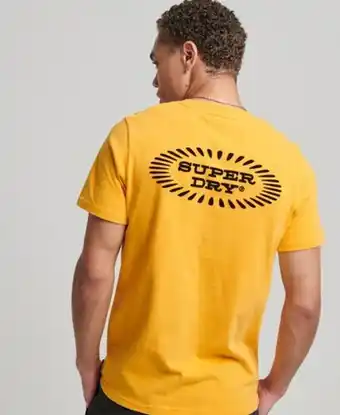 Superdry Vintage record label t-skjorte tilbud