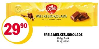 Coop Extra Melkesjokolade sjokoladeplate tilbud