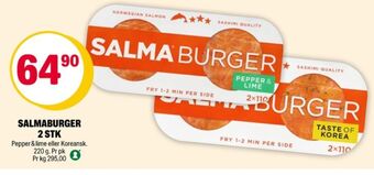 Coop Extra Salma lakseburger tilbud