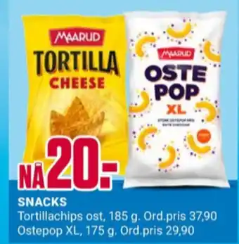 Europris Maarud tortillachips tilbud