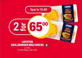 Coop Extra Lofoten fiskeburger tilbud