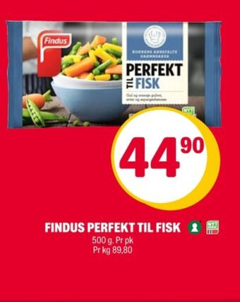 Coop Extra Findus grønnsaker tilbud