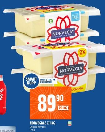 Coop Obs Norvegia skæreost tilbud