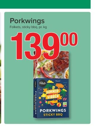 Eurospar Folkets sommer porkwings tilbud