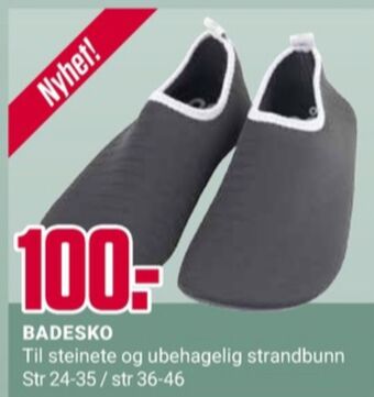 Europris Ukjent badesko tilbud