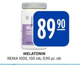 Rema 1000 MELATONIN REMA 1000, 100 stk, tilbud