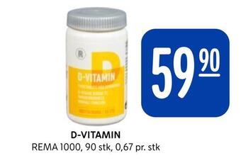 Rema 1000 D-vitamin tilbud